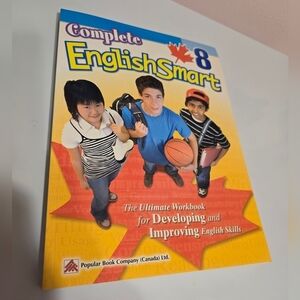 🌈NEW Complete EnglishSmart 8: Canadian Curriculum Workbook For Grade 8 232Pages